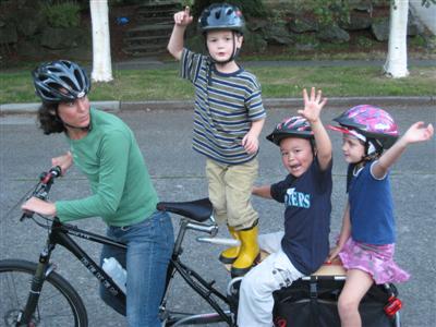 three apples up on top