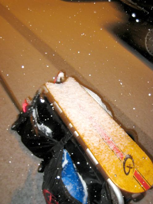 snapdeck with a lil’ bit o’ snow