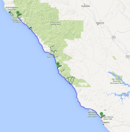 big sur to san simeon