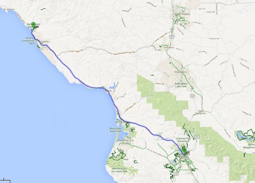san simeon to san luis obisbo