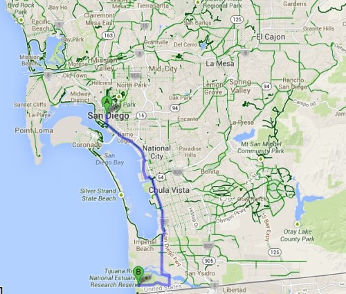 san diego to border field