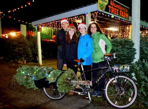 Family Christmas Tree Xtracycle 2015